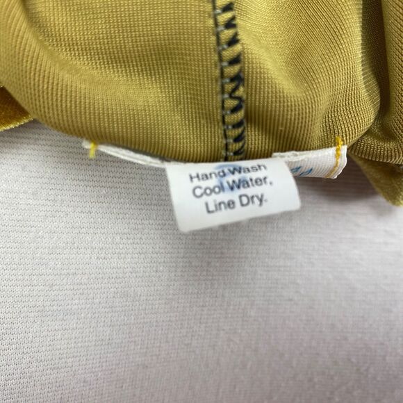 Opal Blue Gold Velvet Dress Small Sleeveless Knit Club Casual Date Boho Chic - Picture 8 of 8